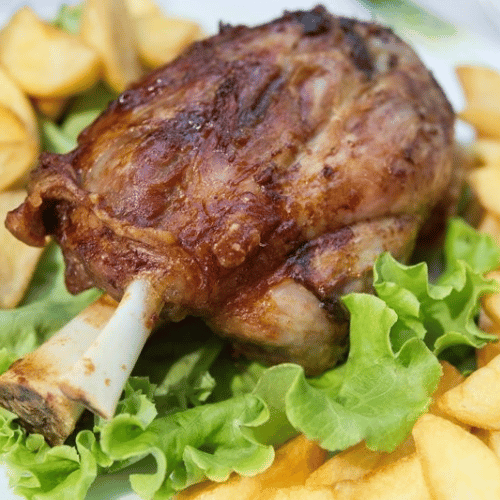 Stinco di Maiale con Patate